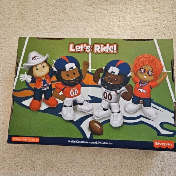 Little People Collector x NFL Denver Broncos Set "United in Orange" - Picture 4 of 6